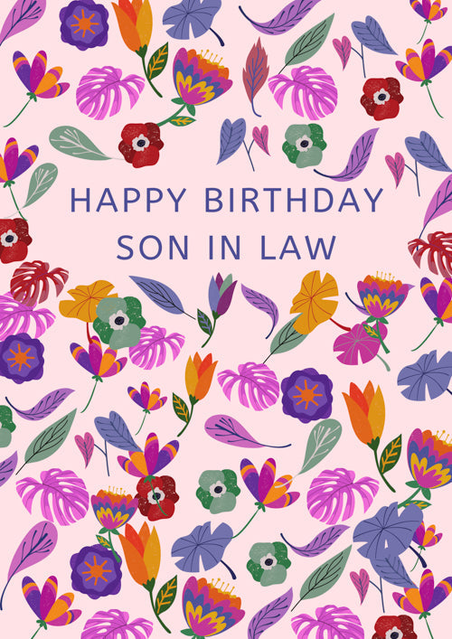 Son In Law Birthday Card Personalisation