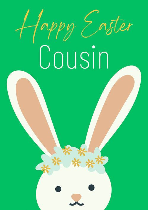 Cousin Easter Card Personalisation