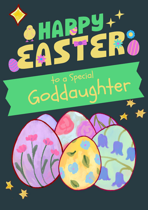 Special Goddaughter Easter Card Personalisation