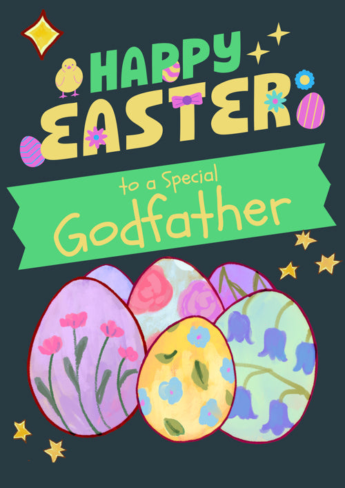 Special Godfather Easter Card Personalisation