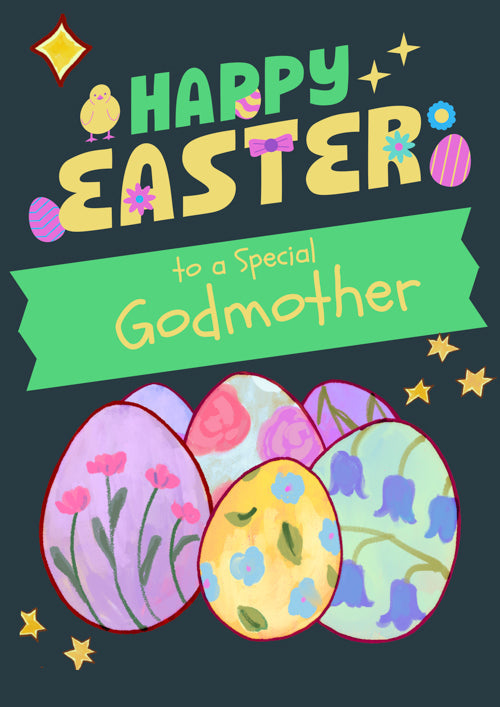 Special Godmother Easter Card Personalisation