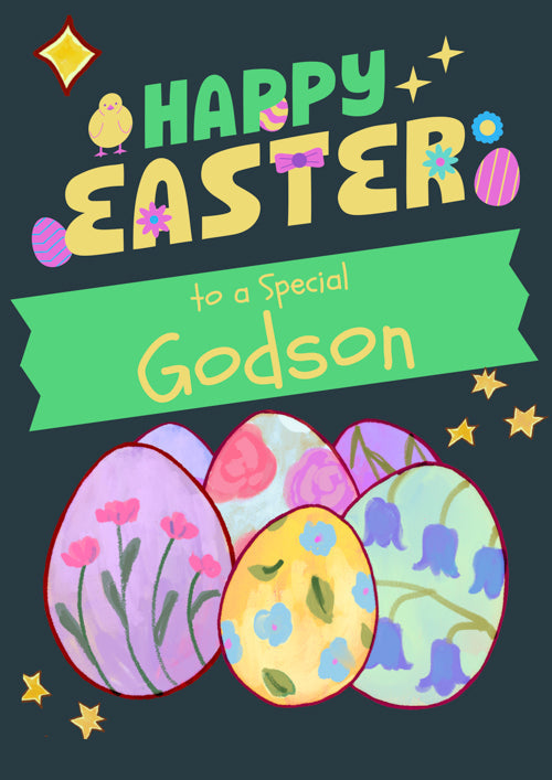 Special Godson Easter Card Personalisation