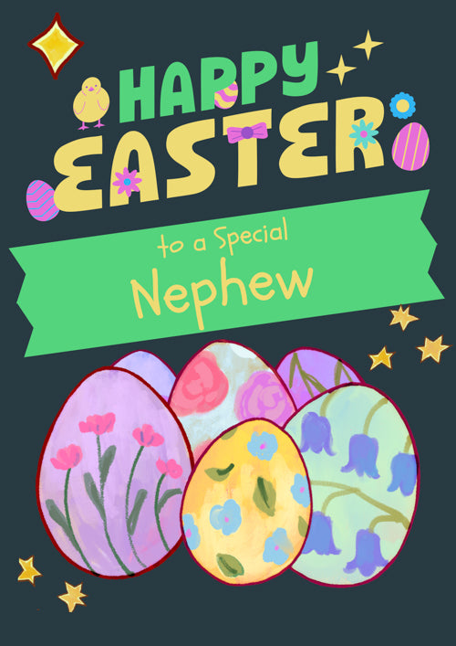 Special Nephew Easter Card Personalisation