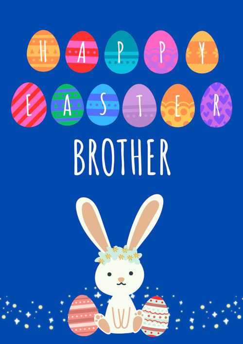 Brother Easter Card Personalisation