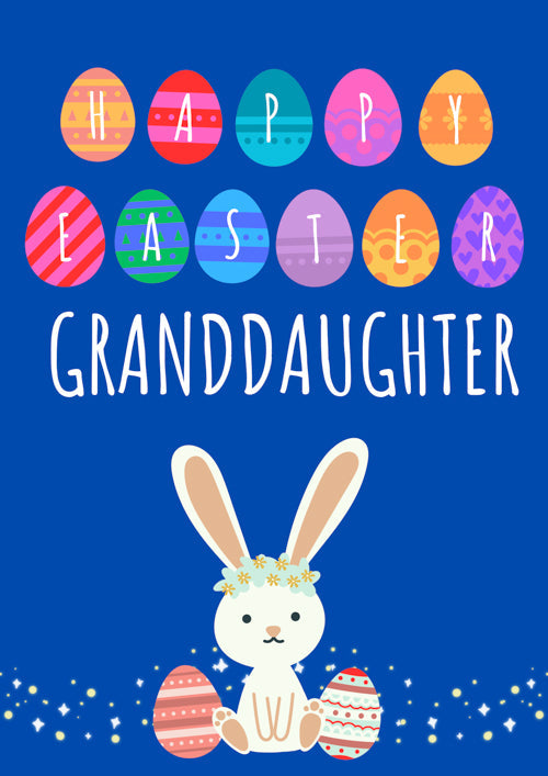 Granddaughter Easter Card Personalisation