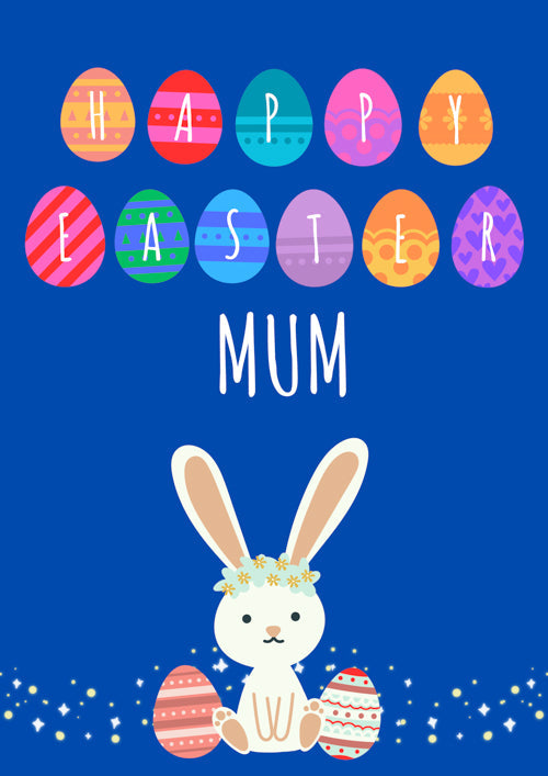 Mum Easter Card Personalisation