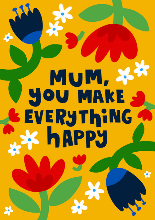 General Mum Mothers Day Card Personalisation