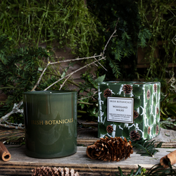 Natural Wax Candle - Irish Botanicals / Woodland Walks