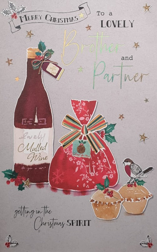 Brother And Partner Christmas Card