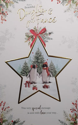 Daughter And Your Fiance Christmas Card