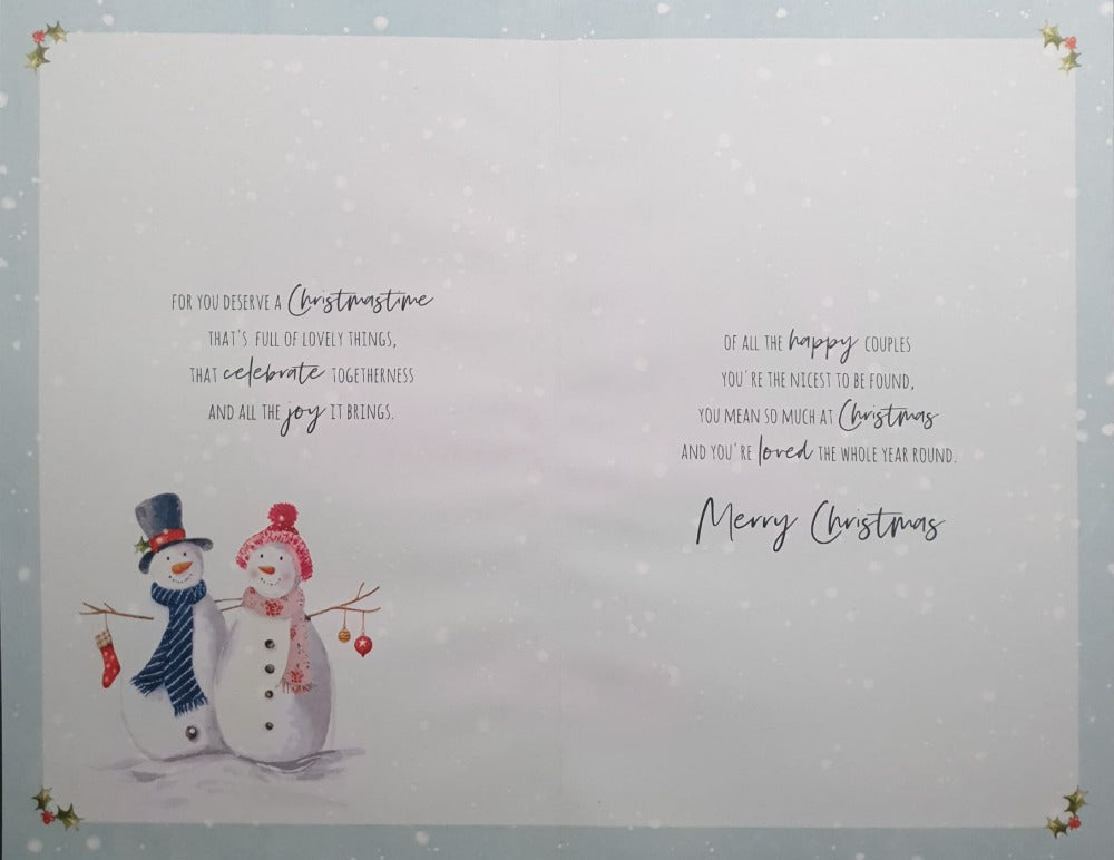 Special Granddaughter And Partner Christmas Card
