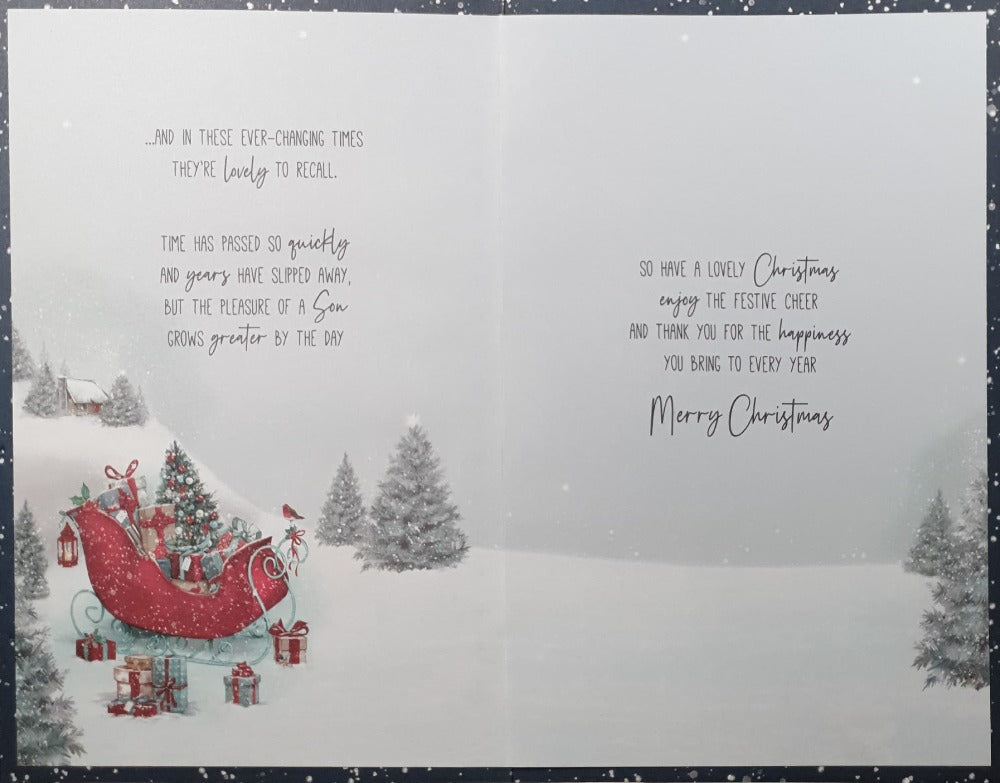 Special Son Christmas Card