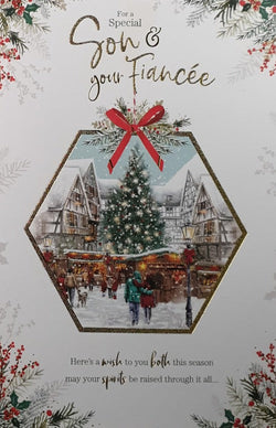 Special Son And Your Fiancee Christmas Card