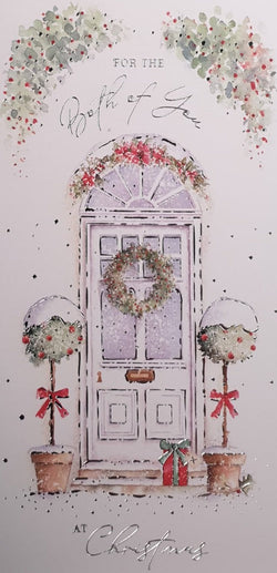 Both Of You Christmas Card