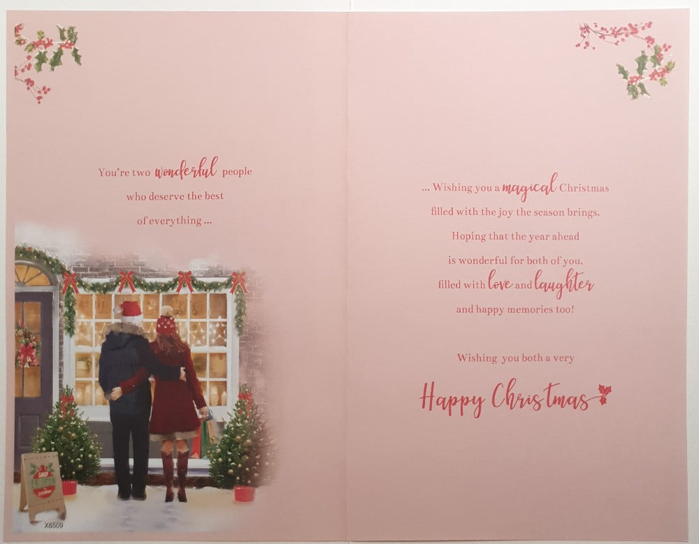 Special Sister And Fiance Christmas Card
