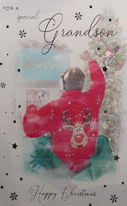 Special Grandson Christmas Card