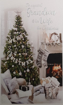 Special Grandson And His Wife Christmas Card
