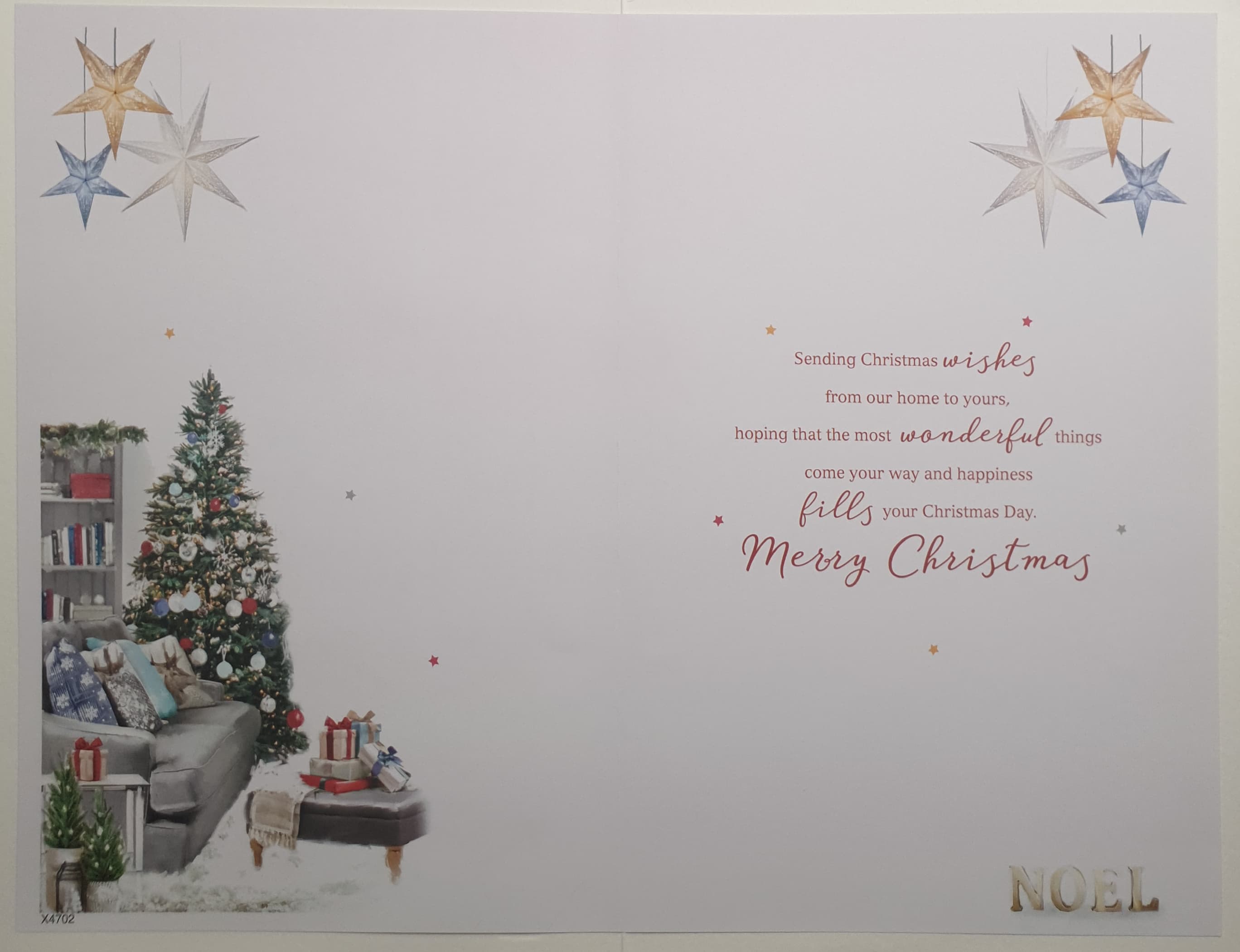 From Our House To Yours Christmas Card - NOEL
