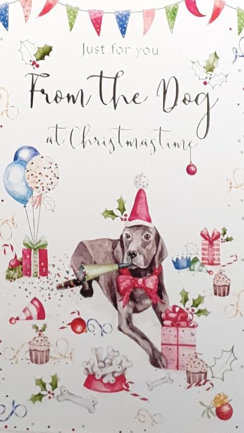Pet Dog Christmas Card 