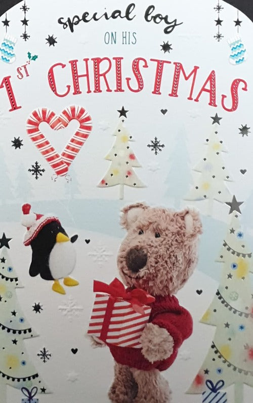 Special Boy 1st Christmas Card