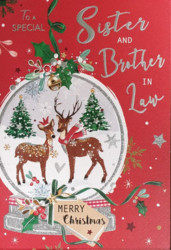 Special Sister And Brother In Law Christmas Card