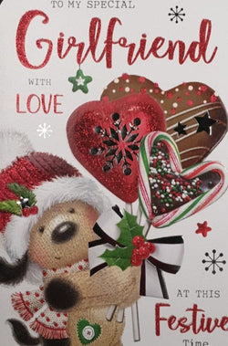 Special Girlfriend Christmas Card