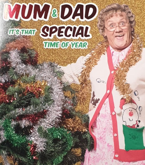 Special Mum And Dad Christmas Card