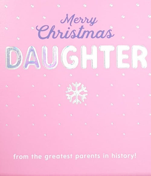 Funny Daughter Christmas Card