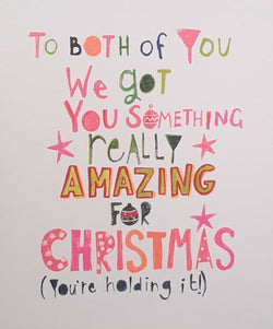 Both Of You Christmas Card