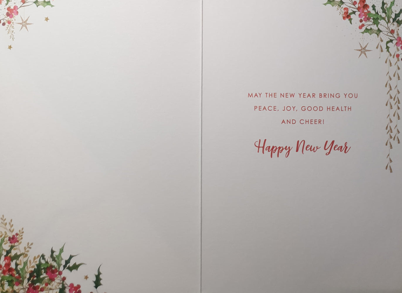New Year Christmas Card - Champagne Bubble