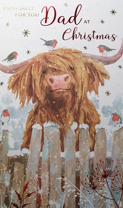 Especially For You Dad Christmas Card