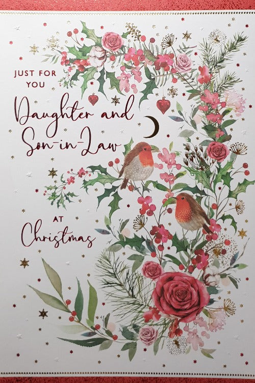 Just For You Daughter And Son In Law Christmas Card