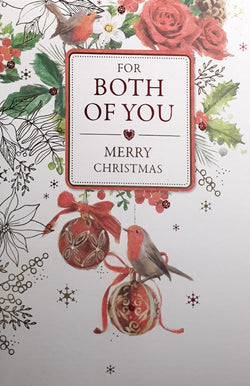 Both Of You Christmas Card