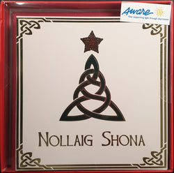 Charity Christmas Cards -  Box of 10 / Aware - Nollaig Shona & Celtic Design