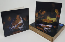 Charity Christmas Cards - Box of 12 in English & Irish/ Society Of St. Vincent de Paul SVP - Mary & Baby Jesus