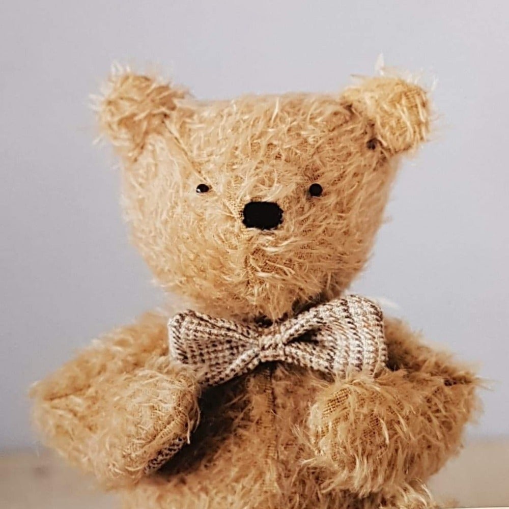 Blank Card - Elegant Teddy Wearings Bow