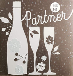 Blank Card - Partner / Celebration Whte Set