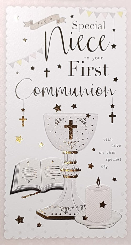 Niece Communion Card
