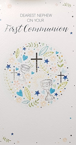 Nephew Communion Card