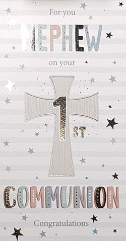 Nephew Communion Card