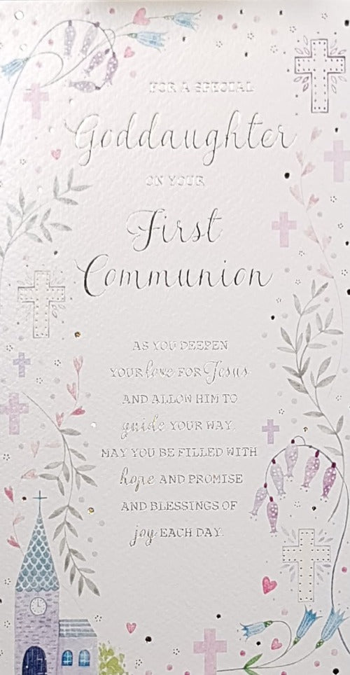 Goddaughter Communion Card