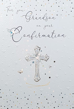 Grandson Confirmation Card