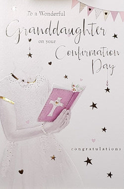 Granddaughter Confirmation Card