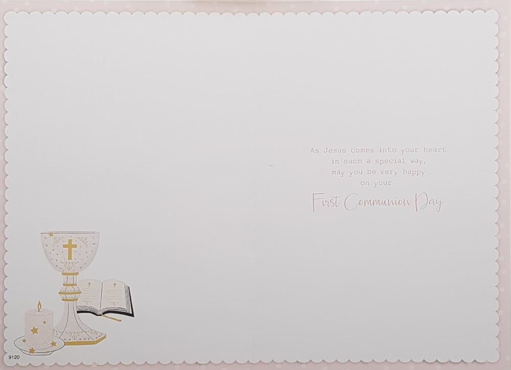 Special Granddaughter Communion Card