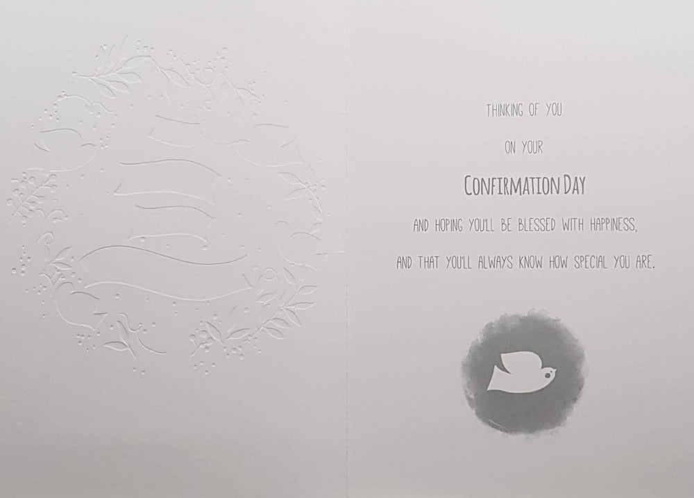 Confirmation Card - Girl / May Your Faith Be The Light That Guides Your Way