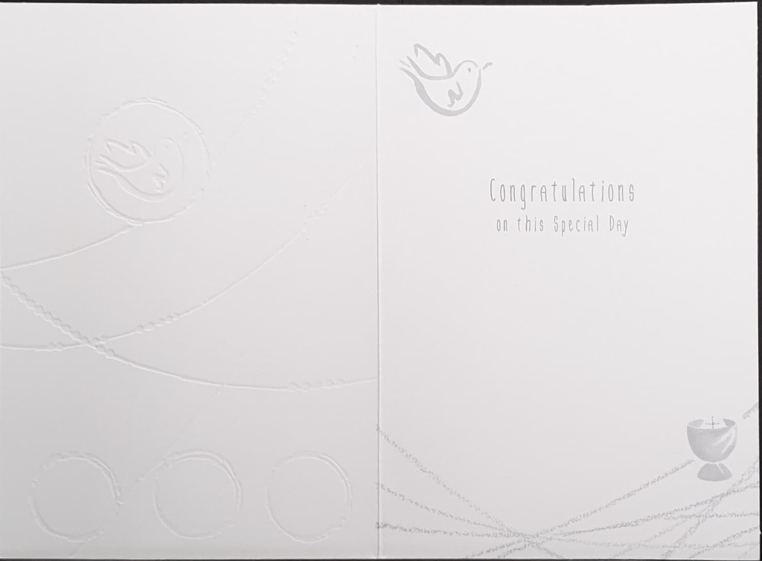 Confirmation Card - General / Colourful Lines On White Background