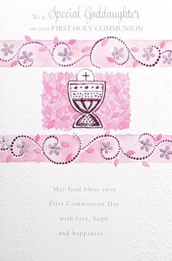 Communion Card - Goddaughter