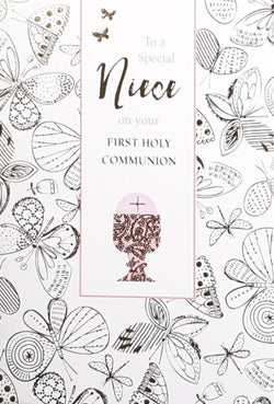 Communion Card - Niece