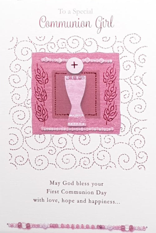 Communion Card - Special Communion Girl