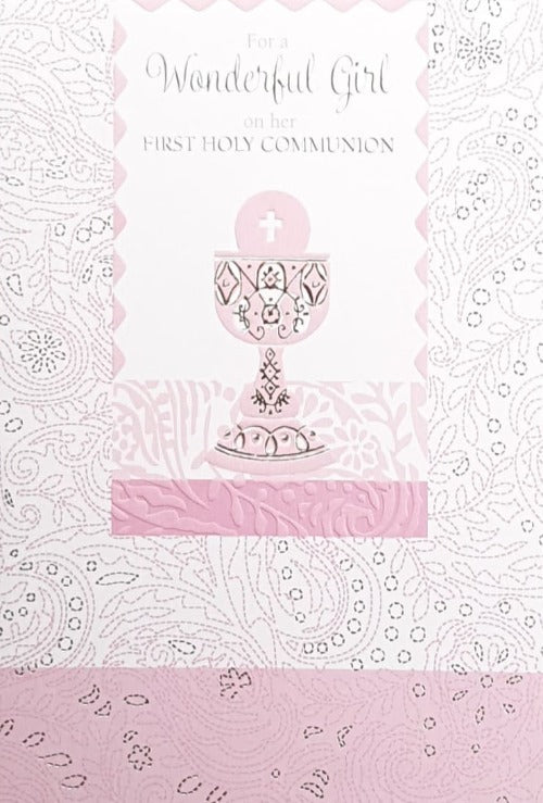 Communion Card - Girl